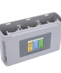 Three Slot LCD Drone Battery Charger Hub With Digital Display, Fast USB Power Adapter for Three Batteries, Shockproof ABS Station