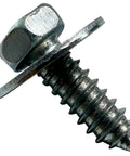 Close-up of a metal rivet screw from the 50 Piece Engine Splash Shield Fastener Kit For Toyota Cars And SUVs With Plastic And Metal Rivet Clips