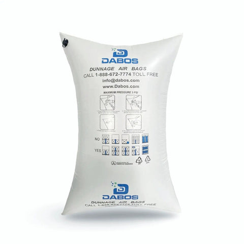 Industrial Dunnage Air Bags 48 By 72 Inches 600 Unit Case, AAR Level 1 Certified Inflatable Void Fill For Cargo