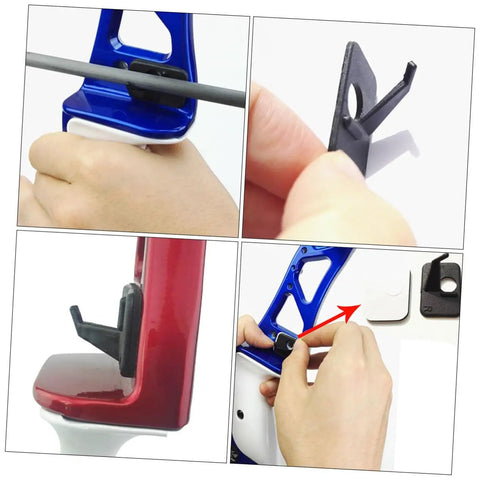 8 Pack Self Adhesive Drop Arrow Rest For Recurve Bow Right Hand Replacement Parts Flexible Arrow Support, peel adhesive