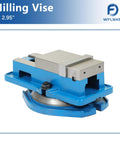Built Tough Precision Mill Vise Featuring Rock Solid 360 Degree Swiveling Base Knockout Grip Heavy Duty Steel Bench Clamp, 3x2.95 inches.
