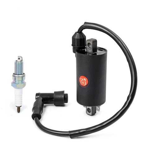 Kawasaki Bayou 300 Ignition Coil CDI Spark Plug Kit For KLF300 1988 2004 4x4 ATV Replacement Parts Plug And Play Easy Install
