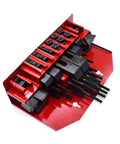 58pcs Milling Machine Clamping Set Pro Grade Heavy Duty Clamp Kit with T Slot Nuts, Step and Triangle Blocks, and Pressure Plate