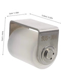 Heavy Duty Sliding Door Roller With Silent Nylon Wheel For Quiet Gate Glide, Track Mounted Guide Roller, Stainless Steel Construction