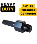 Angle Grinder To Drill Adapter Five Eighths Inch Eleven To One Half Inch Converts Diamond Core Bits Grinding Cups And Polishing Pads To Standard One Half Inch Drills With Heavy Duty Triangle Shank.