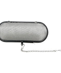 Heavy Duty Stainless Steel Ultrasonic Cleaning Baskets with Bulletproof Fine Mesh Bottoms, 11x5cm size with clasp and chain, designed for tiny parts.