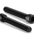 Heavy Hitter 5/16-18 X 2 1/2 Inch Socket Head Cap Screws, 20Pc 304 Stainless Steel Hex Bolts With Spanner, two black oxide bolts