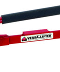 Versa-Lok Versa Lifter Standard Tool For Easy And Safe Handling Of Block Walls, red steel grip with foam handle for concrete blocks.