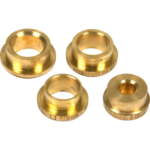 12 Assorted Brass Pivot Bushings For Clocks And Grandfather Clock Repair Movement Parts Kit, Various Sizes For Precision Clockmaking Maintenance