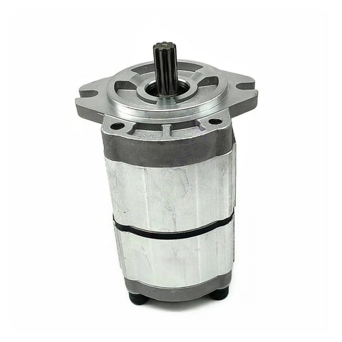 Essential Pgp51066g3lp Double Gear Pump For Hydraulic Oil Transfer With One Inlet And Two Outlet Ports. Precision Gear Meshing Offers Smooth, Pulsation-Free Flow And Consistent System Performance While Compact Housing Simplifies Installation Easily Fits