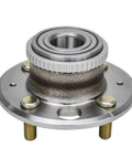 Two Piece Rear Wheel Bearing And Hubs Assembly With ABS Ring And 4 Lug For Honda Civic 1992 1995 1999 2000 Civic Del Sol 1995 1997 Acura Integra 1990 2001 4 Wheel ABS
