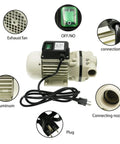 Rugged Industrial Chemical Distribution Pump 115V, 40 L Per Min At 40 PSI, 2.75 Bar, Fluororubber And PA66 Build with labeled parts