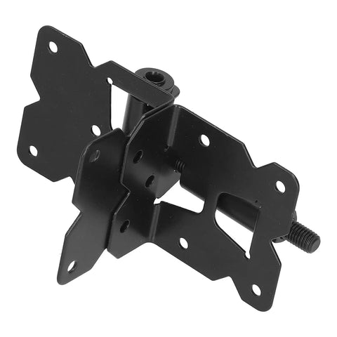 Heavy Duty Carbon Steel Gate Hinge Bolt Kit For Outdoor Fences And Gates Secure Locking Door Latch Hardware Set With Mounting Screws, black metal hinge bolt