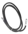 Universal One Eighth Inch Airbrush Hose 1.8 Meter Nylon Air Compressor Extension Cord for spray painting with rock solid fittings.