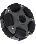58mm Directional Robot Wheel with Double Row Tire for Precise Mobility 360 Degree Rotating Wheel for Robot Kits and Motors