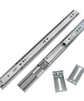 Heavy Duty Full Extension Drawer Slides 22 Inch Pair With Soft Close Side Mount Detachable Quick Release Latches No Fuss Tool Free Installation