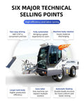Image of Pro Grade Automatic Concrete Mixer for New Home Projects and Highway Paving, showcasing key features and machine design.