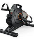 Under Desk Bike With 16 Level Magnetic Resistance And Bluetooth App Compact Mini Pedal Exerciser with LCD display