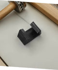 6 Piece Precision Furniture Clips For Sectional Rattan Chairs And Outdoor Garden Couches That Lock In Tight, single black clip