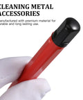 Hand holding the Drilling Cleaning Pen With Fiberglass Brush And Precision Abrasive Stick for watch repair.