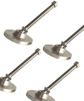 Heavy Duty Swivel Furniture Levelers With Lock Tight M12 Adjustments For Knocking Out Wobbles On Uneven Floors While Staying Fully Locked Down And Ready For Everyday Use, stainless steel build.