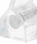 Close-up of a Clear Plastic Shelf Peg with 3mm Stud, part of a 60 Pack for Cabinets and Bookcases, durable support for DIY projects.