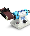 Huge 350X50Mm Belt Sander Multi-Function Polisher For Metal Wood & Jade Engraving with adjustable settings and dust collection feature.