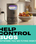 Indoor Bug Trap With Fan And UV Light That Attracts Mosquitoes Fruit Flies And House Flies Plug In Portable Insect Catcher