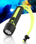 Beast Bright 8000 Lumen Underwater Dive Light Torch for Scuba Diving 50 Meter Depth Waterproof LED Flashlight with strap.