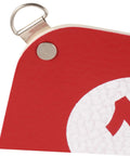 Close-up of Multi Purpose Fencing Target For Indoor Practice with red rubber and metal suspension loop.