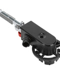 Heavy Duty 1/2x18 Inch Belt Grinder And Sander for Wood Furniture, Metal, Aluminum, Plastic, close-up of sander attachment.
