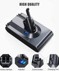 8000mAh Replacement Battery For Dyson V8 Vacuum Cleaner Series With Longer Run Time And Faster Charge Beefed Up Power For V8 Absolute