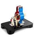 DIY DC Motor Model Kit For Education And Science Class Labs, Easy Hands On Demonstration Of How A Motor Works, Great For Students And Teachers, Compatible With 3 To 6 Volt Power, Ideal Classroom Project on black base