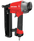 Finish Nailer 16 Gauge Pneumatic With Oil Free Motor, side view showing tool free depth of drive adjustment feature.
