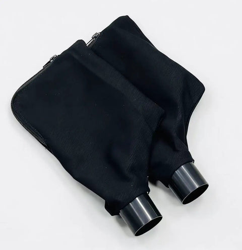 Heavy Duty Miter Saw Dust Collection Bags Built To Keep Your Workshop Darn Clean During Tough Calls Boasts Badass Tear Resistant Mesh And Fits Standard 1 5/8 Inch Hose Ends Smoothly For Frustration Free Easy Projects, black mesh design.