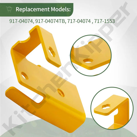 Left Hand Deck Hanger Bracket Assembly And Deck Adjustment Heavy Duty Gear Kit For Cub Cadet MTD Troy Bilt Craftsman Tractors Replacement Models 683-0254B-4021 683-0254B-0637 917-04074 747-1116