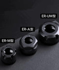 Heavy Duty ER Collet Nut For CNC Lathe And Milling Cutter Router Bit Holder M A UM Type Fits ER8-ER40 With ER11M Precision Use