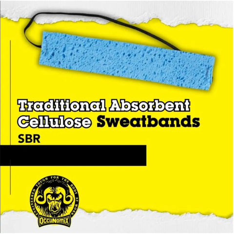 Big Time Absorbent Sweat Bands For Head That Keep You Chill And Dry Through Heavy Training Sessions Blue cellulose strap.