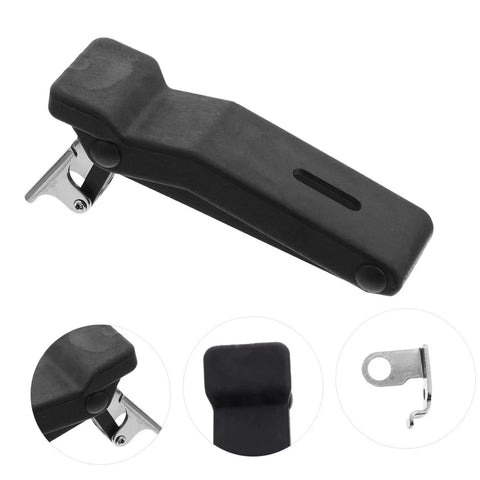 Tough Flexible Rubber Draw Latch Lock For Cabinet And Cargo, Durable Closure Keeper With Stainless Bracket, 2 Pack