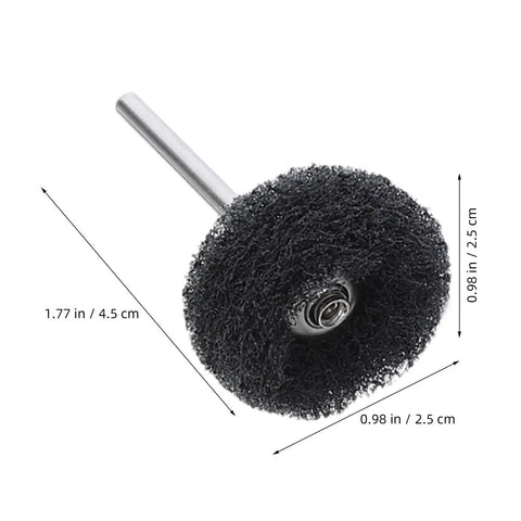1 Inch Mini Polishing Wheels Set 100 Pcs Abrasive Buffing Wheels With Double Layer Surface Conditioning Medium Grit 120 180 240 400 600