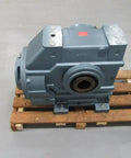 Heavy Duty C1020WAAQ Gear Reducer With 1 To 40 Ratio on wooden pallet, showcasing robust design for heavy equipment use.