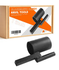 1 Inch Hardy Tool For Anvil Turning, Bending, Forge Scrolling And Twisting Jig; box and tool display