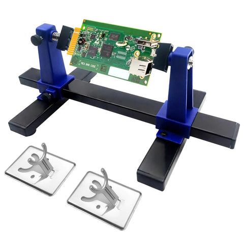 Pro Grade Adjustable Soldering Clamp For Circuit Boards PCB Holder Frame And Clamping Kit with 360 Degree Rotation