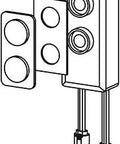 Unfinished Tripoint Sensor Assembly For 1.28 GPF Toilets Replacement Part That Keeps Your Warranty Safe And Delivers Long Lasting Durability