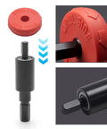 Electric Start Drill Bit Jump Starter Adapter For Troy-Bilt And Craftsman, No Pull Start, Just Push A Button, Easy Start For Lawn Mowers And Handheld Power Equipment, Replacement For Speed Start Bits, red metal drill adapter