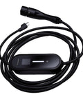 Plug And Play J1772 Level 1 Portable EV Charger Adjustable 6 To 16 Amps weatherproof cord with clear controls.