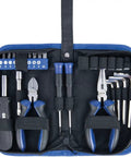 Motorcycle Tool Kit Essentials 28 Piece Standard Set With Ergonomic Carbon Steel Construction And Compact Case Featuring tools