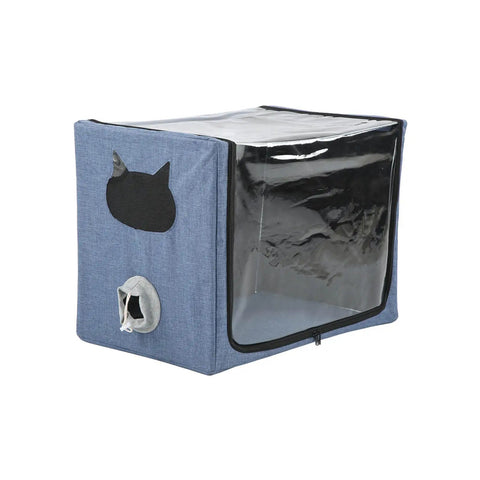 Portable Pet Nebulization Box For Small Animals, oxygen chamber for cats and dogs, folding atomization box, easy clean, travel ready design