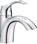 Antioch Single Handle Chrome Bathroom Faucet With Drip Free Ceramic Disc Cartridge 1.2 GPM Laminar Water Stream Low Splash Sink Tap