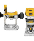 Powerful 1.25 HP Variable Speed Router Kit With Fixed And Plunge Bases, A True Workhorse For Versatile Woodworking, Smooth Start
